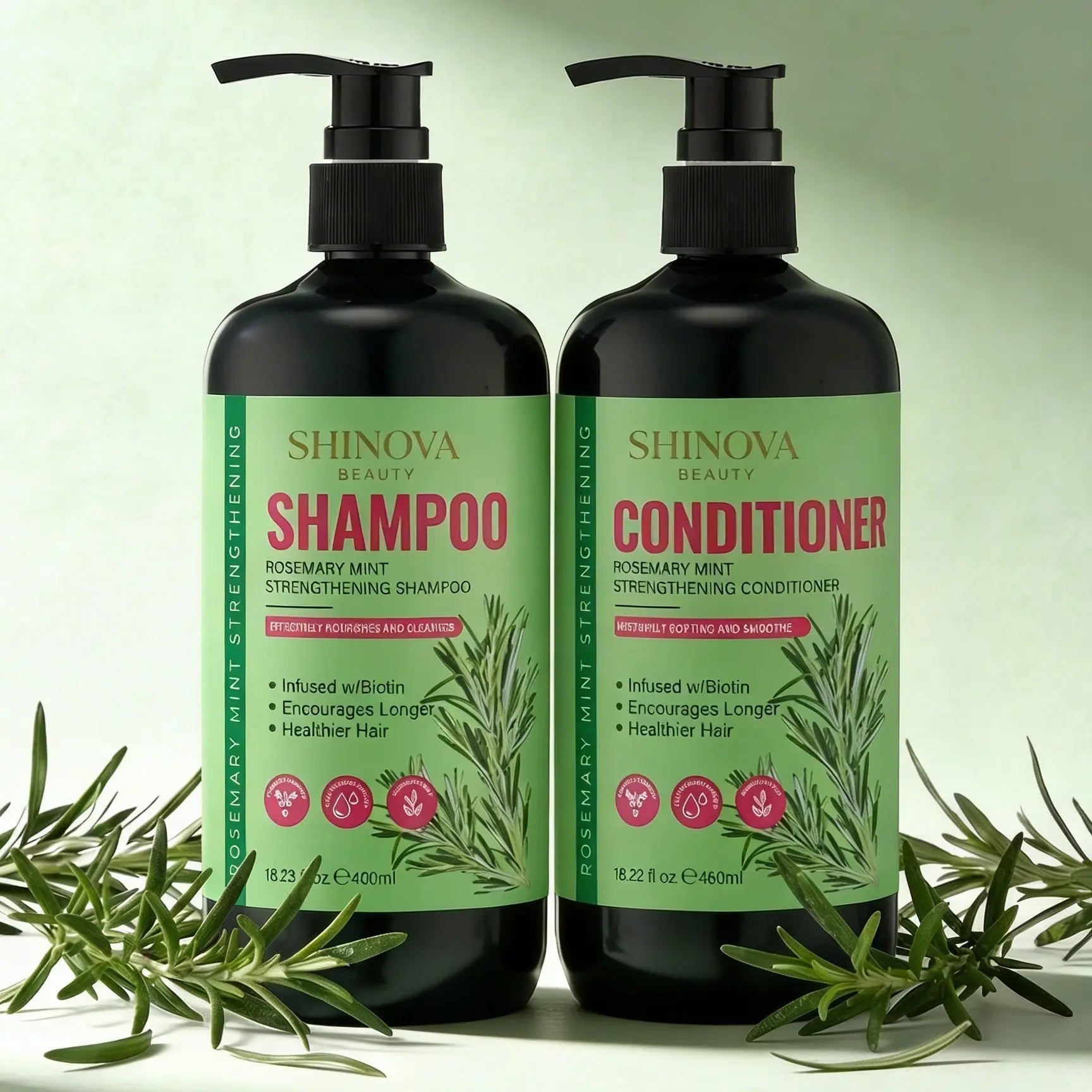 Rosmarin Shampoo & Conditioner SHINOVA BEAUTY